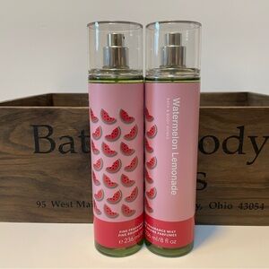 Bath & Body Works Watermelon Lemonade Fine Fragrance Mist x 2